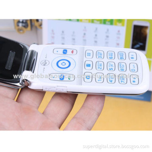 Dual-SIM Flip Phones, Support Bluetooth, Multimedia, Camera, Running Lights and FM Functions